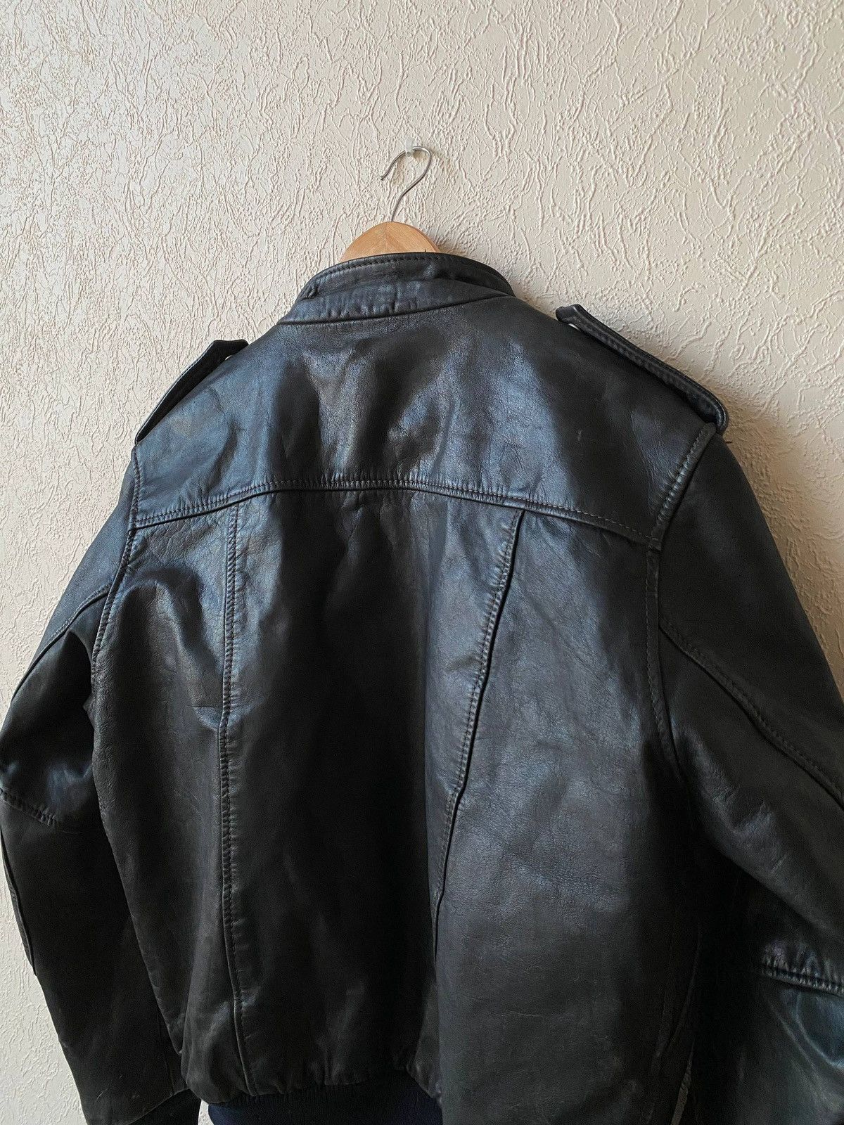 Yamaha Vintage Yamaha Leather Aviator Jacket Size US M / EU 48-50 / 2 - 17 Thumbnail
