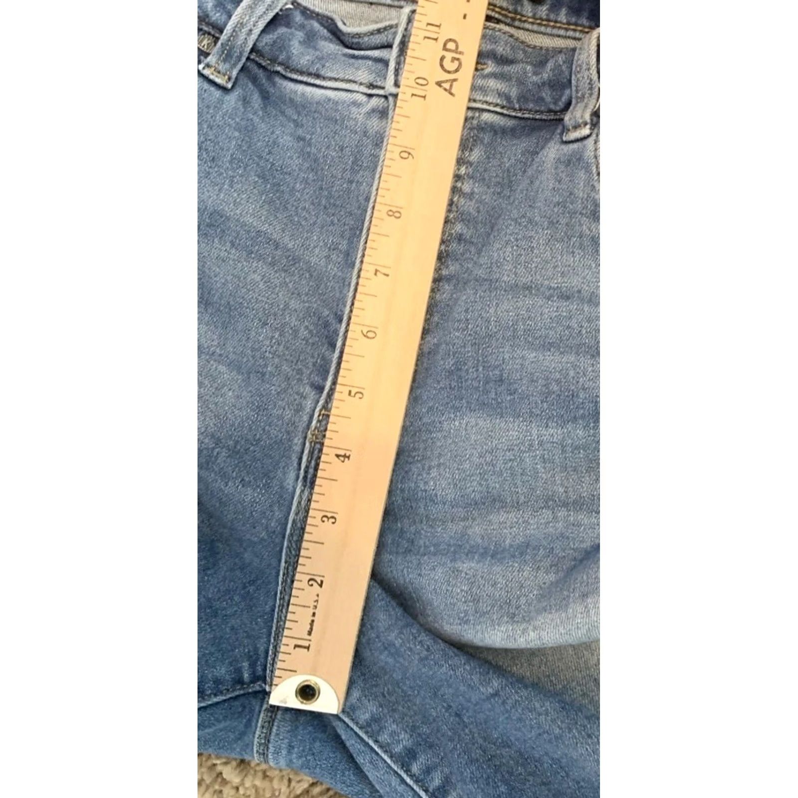 Vintage KUT from the Kloth Jeans Flared Regular Women 12 Blue Denim 34x30 High Rise Stretch Pockets 5 Pockets Modern Designer Size 34" / US 12 / IT 48 - 4 Thumbnail