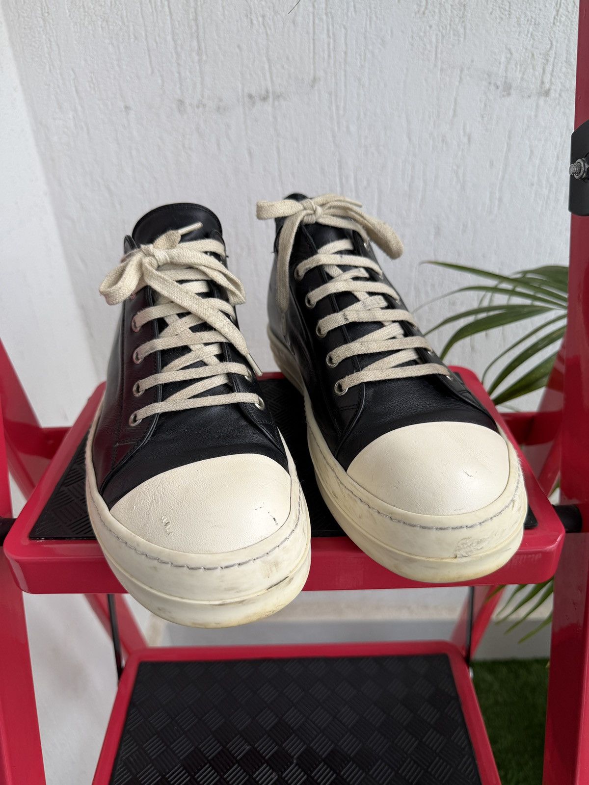 Rick Owens Mainline leather Ramones Size US 9.5 / EU 42-43 - 4 Thumbnail