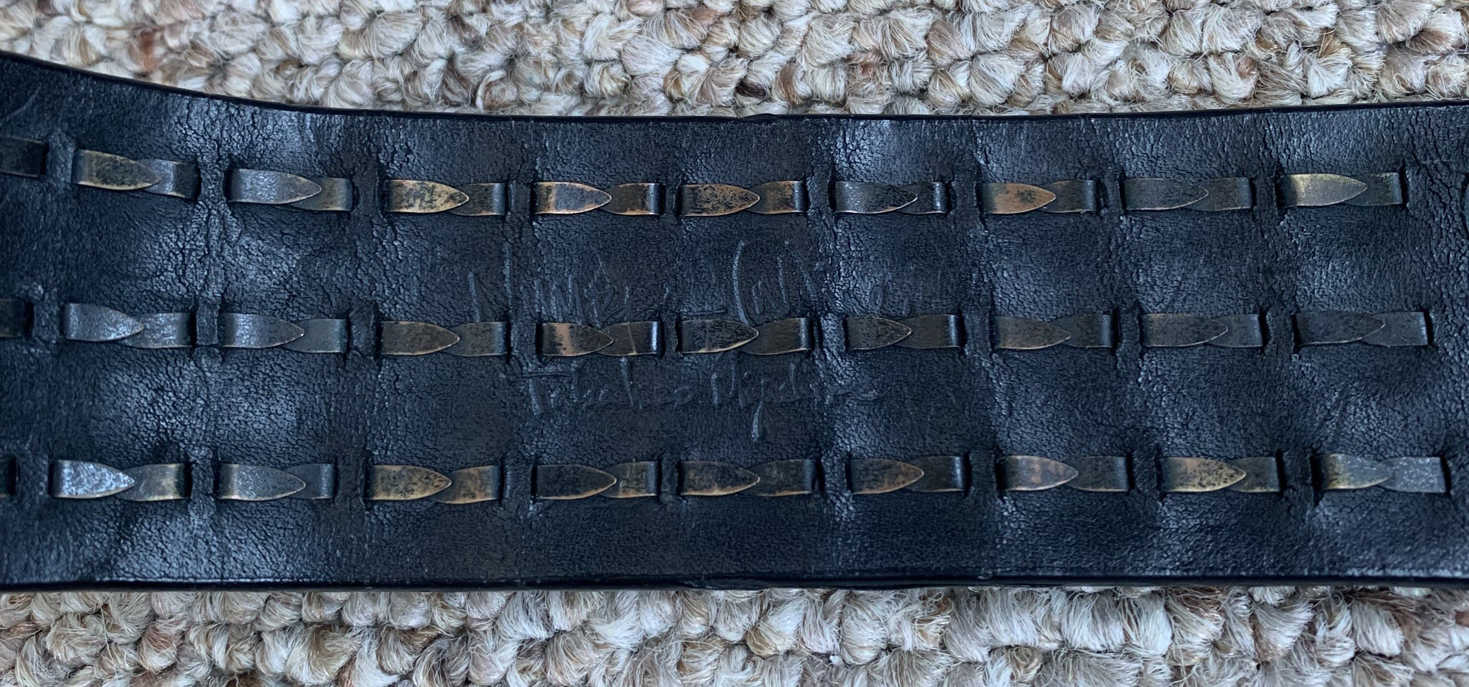 Number (N)ine FW04 Number (N)ine Studded Leather Bracelet Size ONE SIZE - 9 Thumbnail
