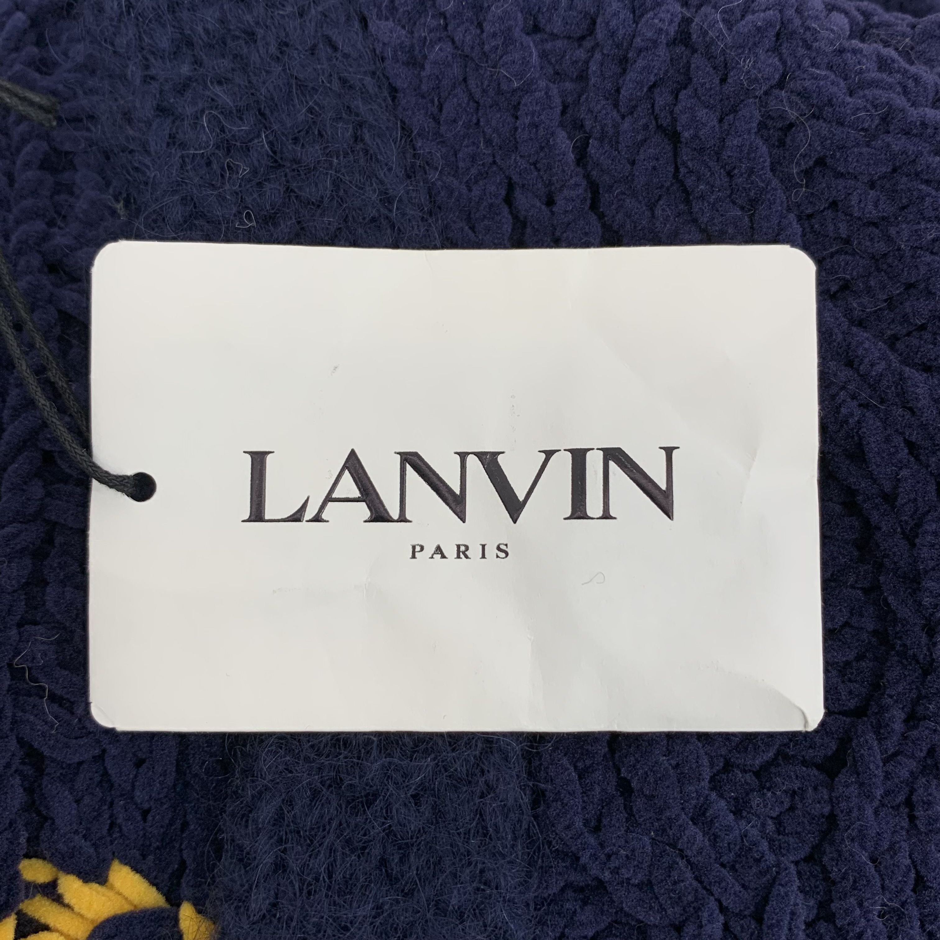 Lanvin Lanvin Cable Knit Cardigan Navy (S) Size US S / EU 44-46 / 1 - 6 Thumbnail