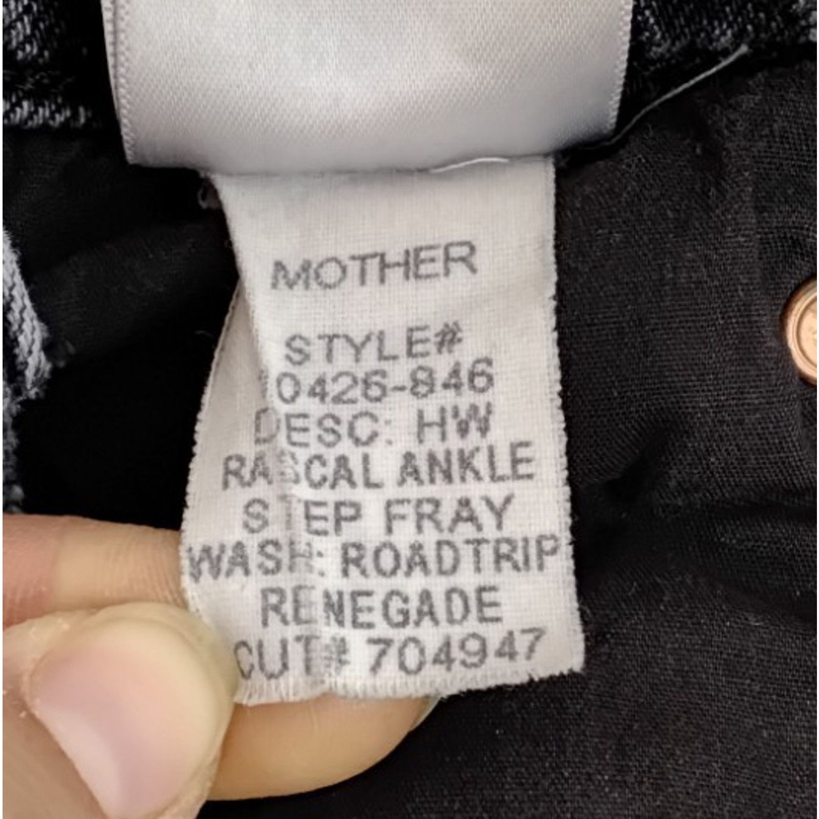 MOTHER Mother High Waisted Rascal Jean W's 27 Roadtrip Renegade Size 27" / US 4 / IT 40 - 10 Thumbnail