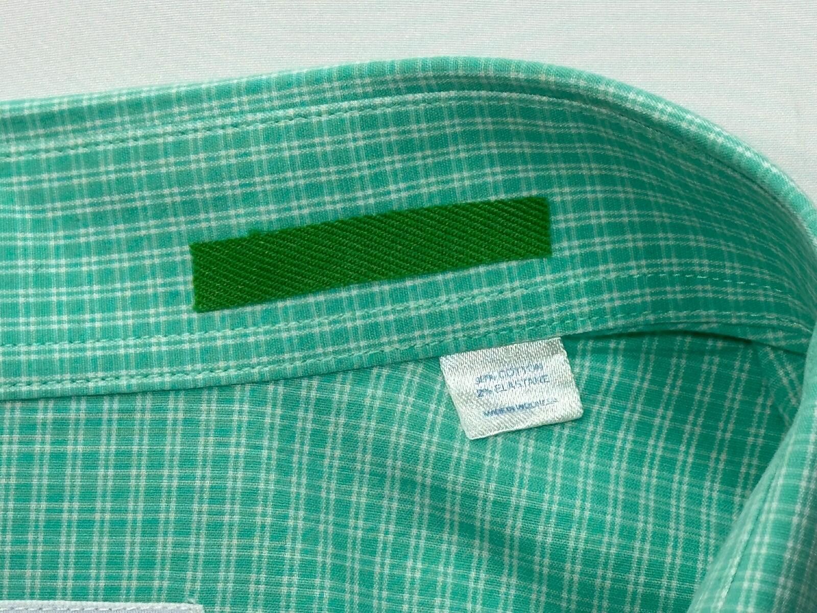 Southern Tide Southern Tide Classic Check Oxford Button Up Green Mens XL Size US XL / EU 56 / 4 - 7 Thumbnail