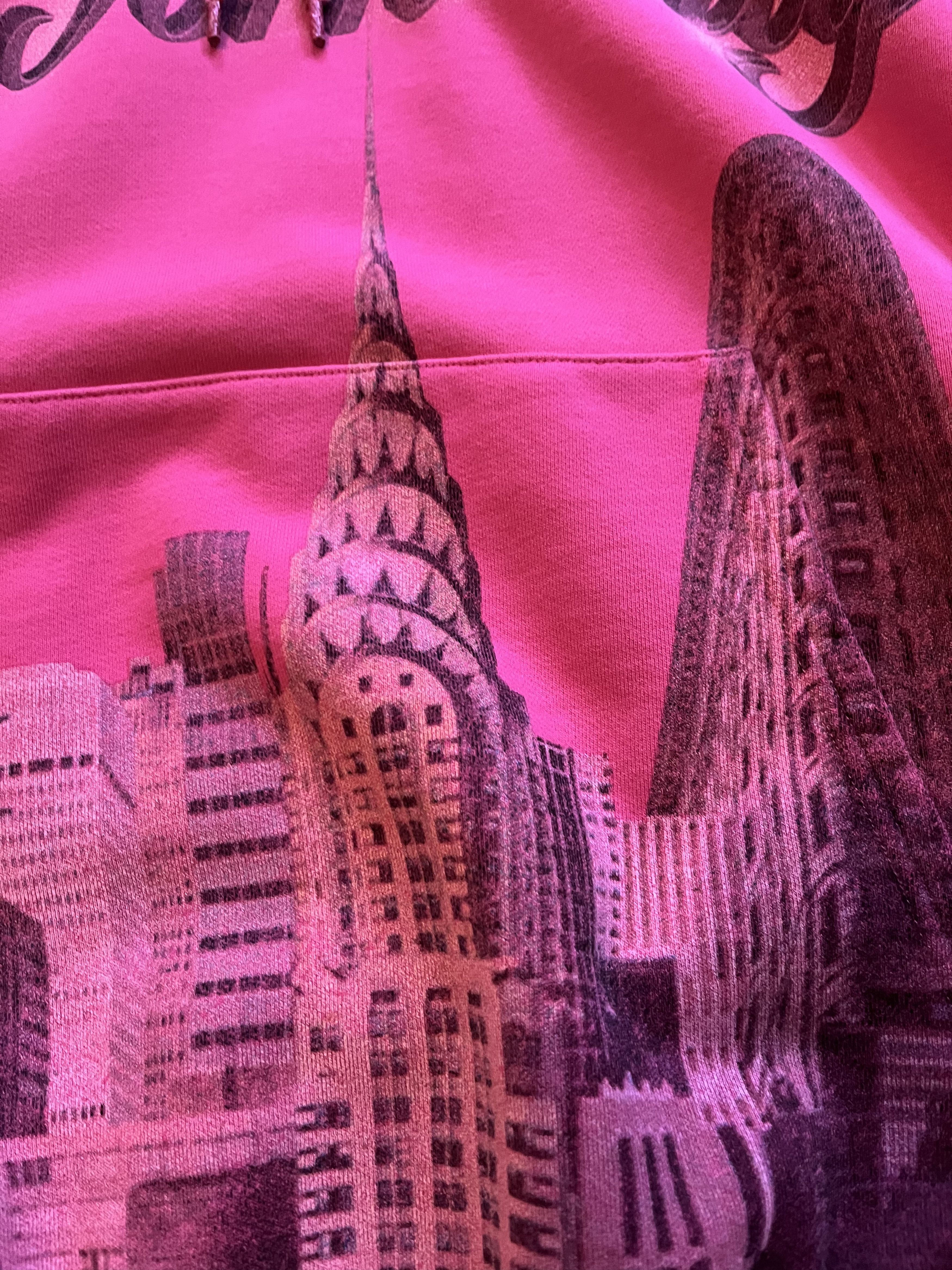Balenciaga Balenciaga New York Pink Hoodie Size US L / EU 52-54 / 3 - 11 Thumbnail