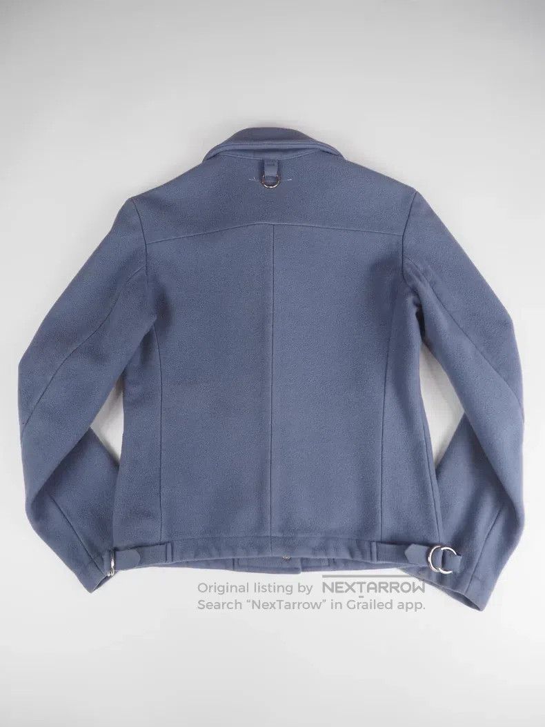 Maison Margiela Maison Margiela Blue wool blend jacket Size US M / EU 48-50 / 2 - 2 Thumbnail