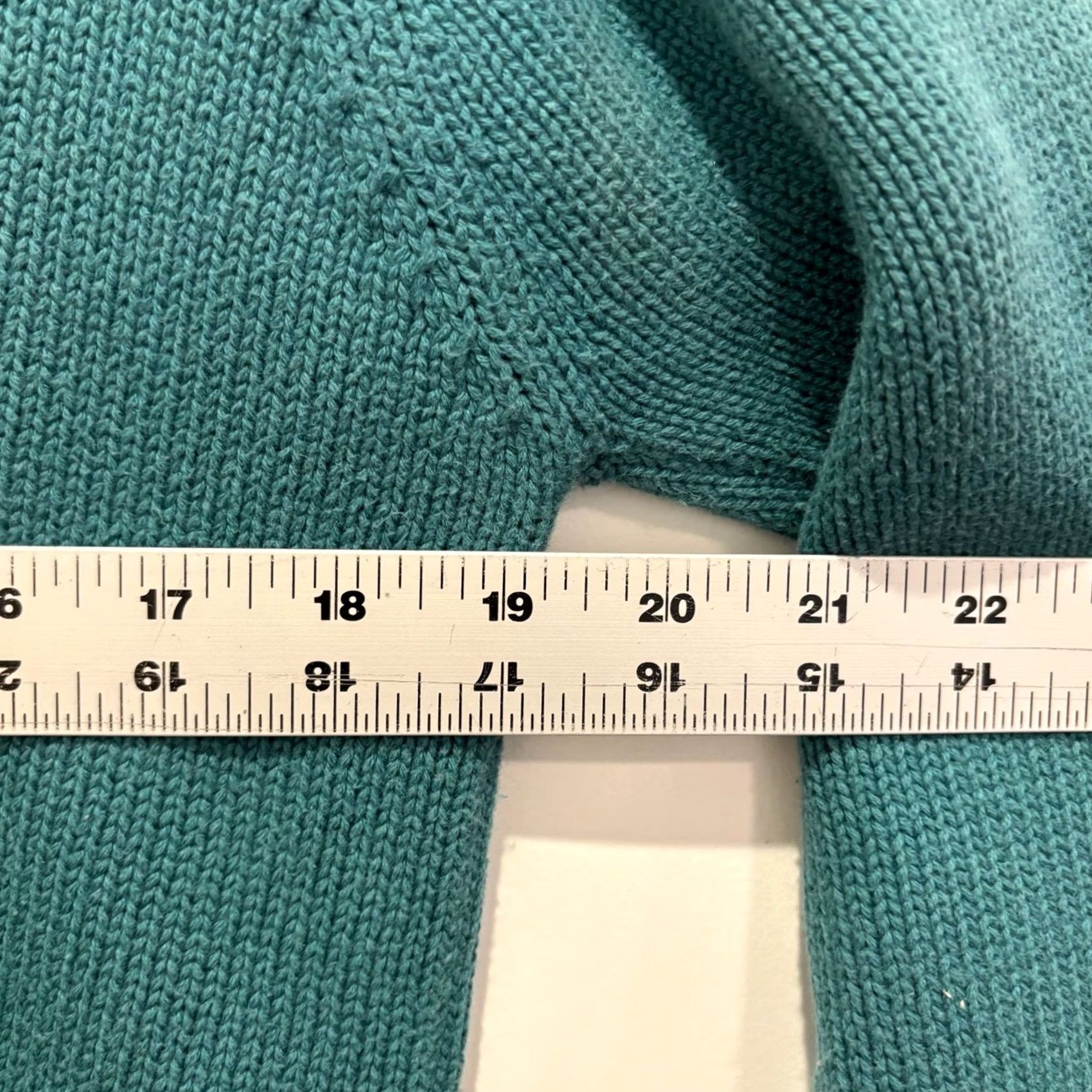 Nordstrom Nordstrom Womens Teal Green Crew Neck Sweater Small Size S / US 4 / IT 40 - 5 Thumbnail