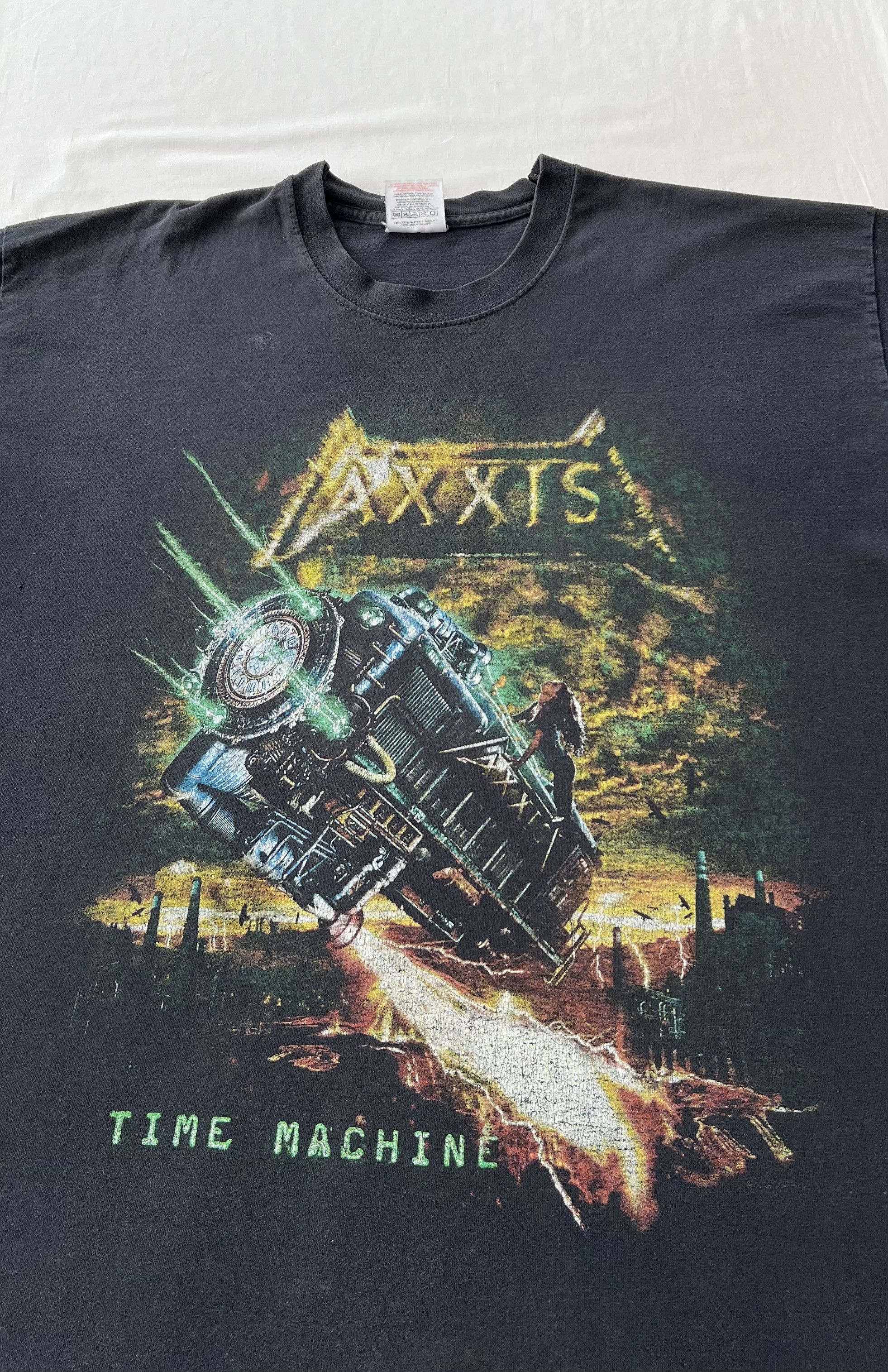 Band Tees Vintage 2004 Axxis Time Machine Europe Tour Band T-shirt Size US XL / EU 56 / 4 - 4 Thumbnail