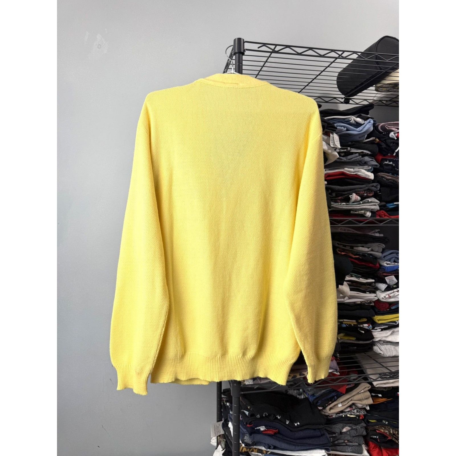 Lacoste 80-90’s Vintage Lacoste Cardigan Knit Sweater Hype Coogi Size US L / EU 52-54 / 3 - 6 Thumbnail