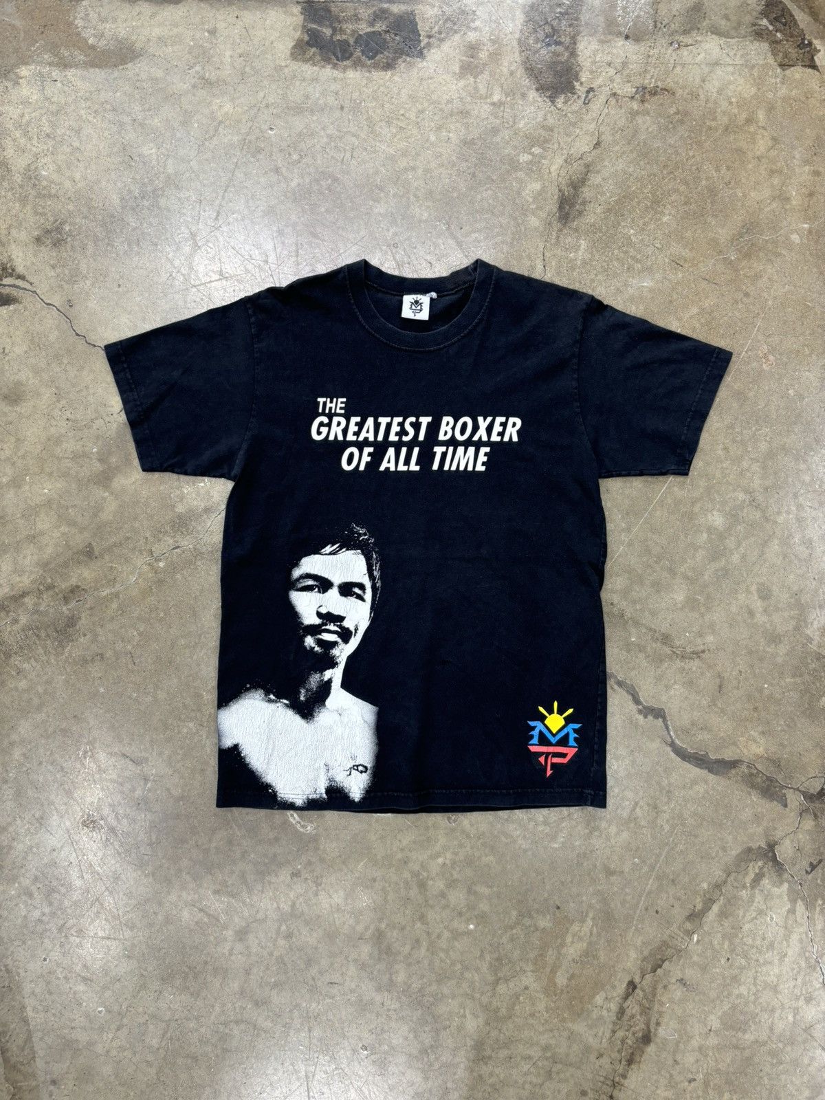 Vintage Vintage Manny Pacquiao Greatest Boxer Tee Medium Size US M / EU 48-50 / 2 - 2 Thumbnail