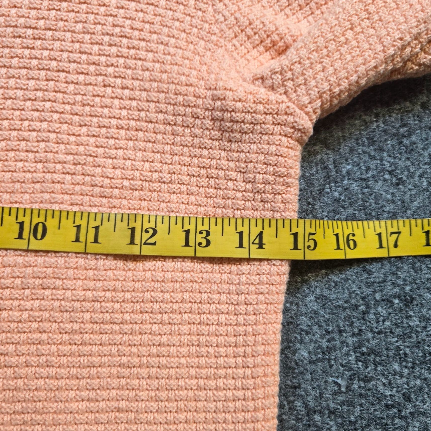 Vintage L.L. Bean Cardigan Sweater Womens XS Orange Knit Long Sleeve Career Regular Fit Sh sweater? Size XS / US 0-2 / IT 36-38 - 6 Thumbnail