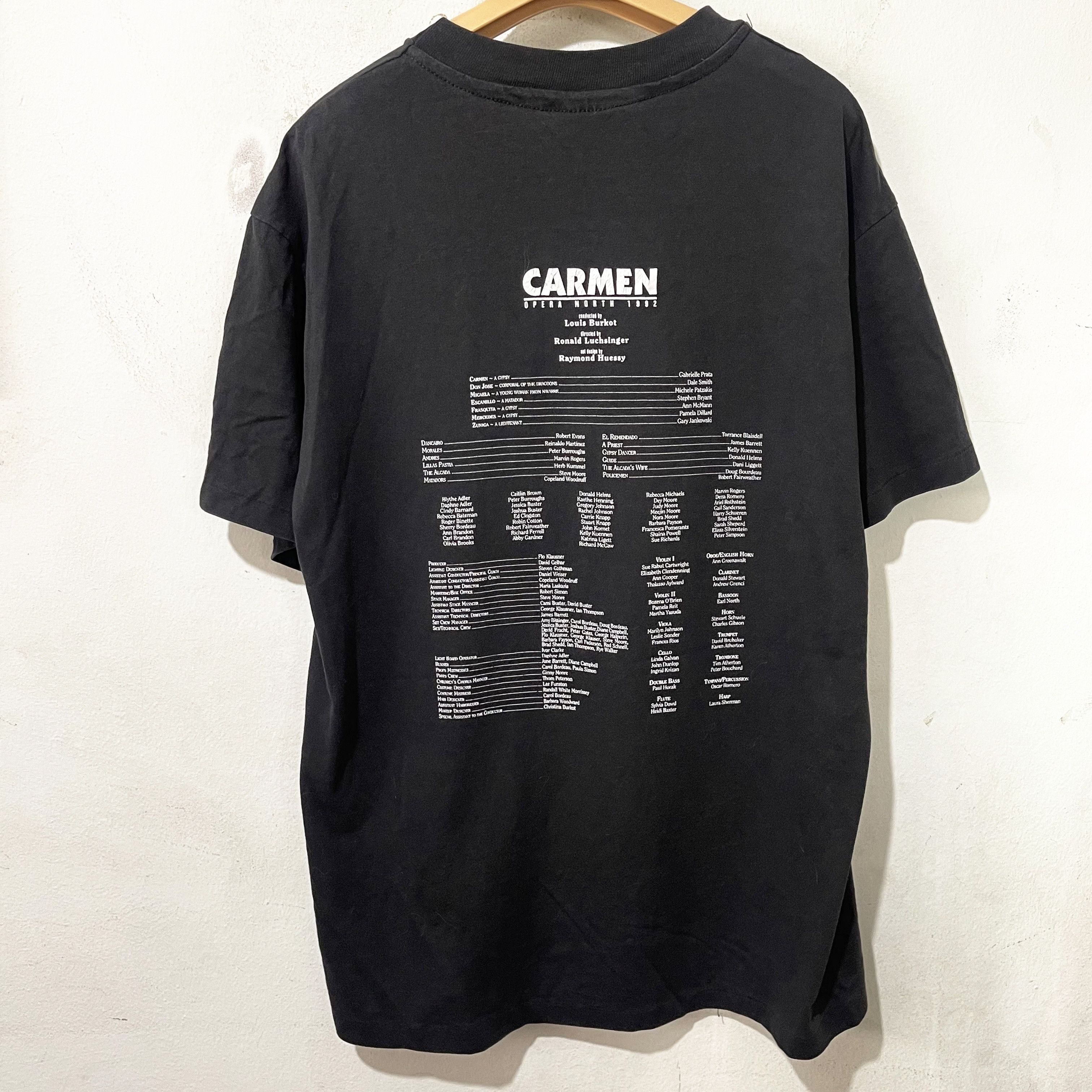 Vintage Vintage 1992 Opera North Carmen T-Shirt Size US L / EU 52-54 / 3 - 3 Thumbnail