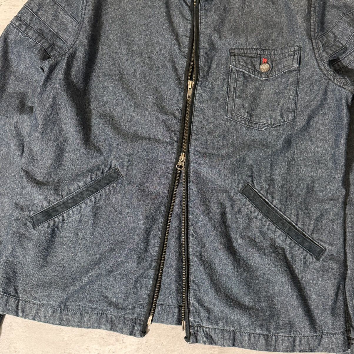 Takeo Kikuchi Takeo Kikuchi Indigo dye high collar Jacket with double zip Size US M / EU 48-50 / 2 - 3 Thumbnail
