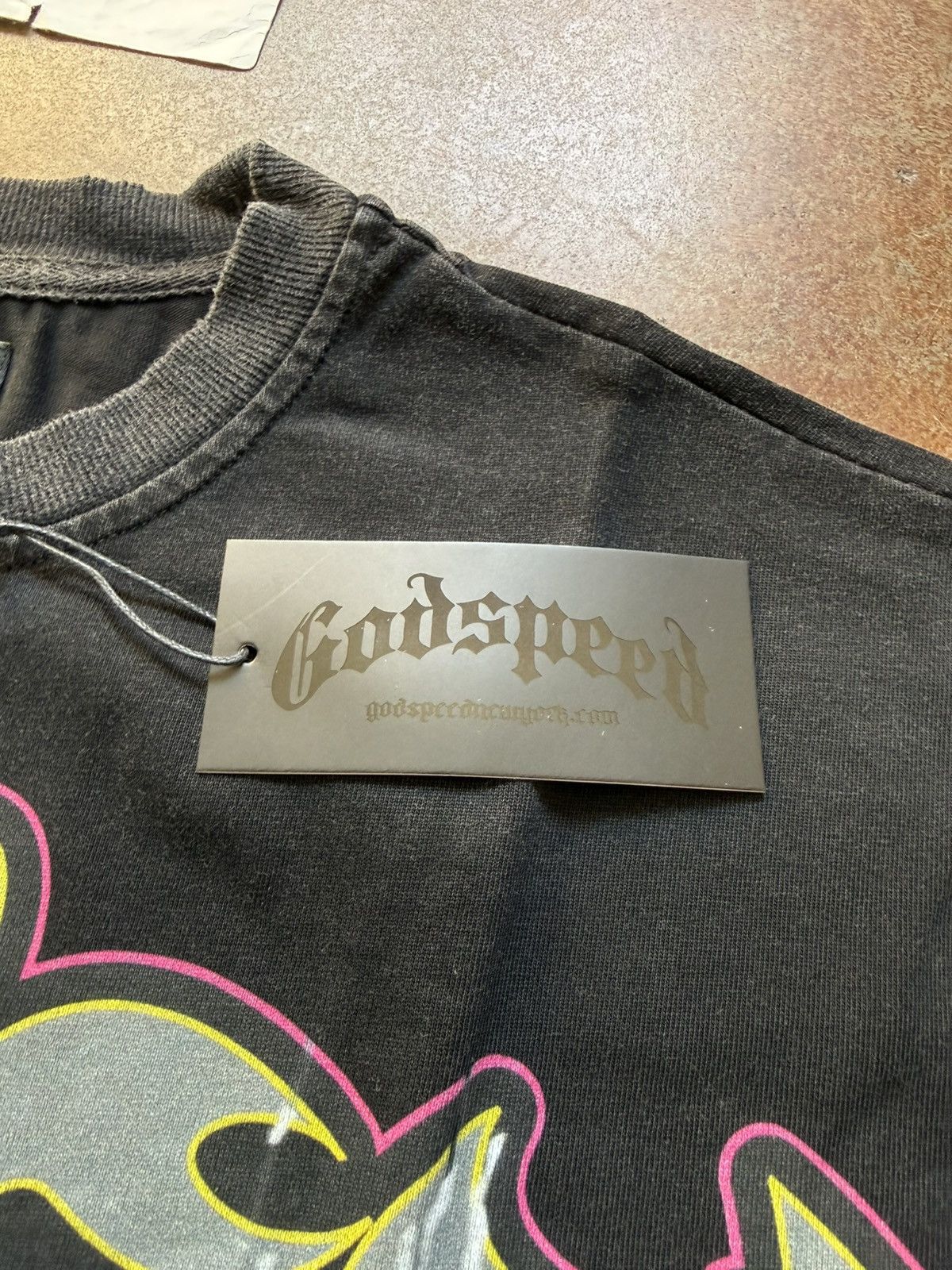 Godspeed Godspeed Vandal Tee Black Wash XL Size US XL / EU 56 / 4 - 9 Thumbnail