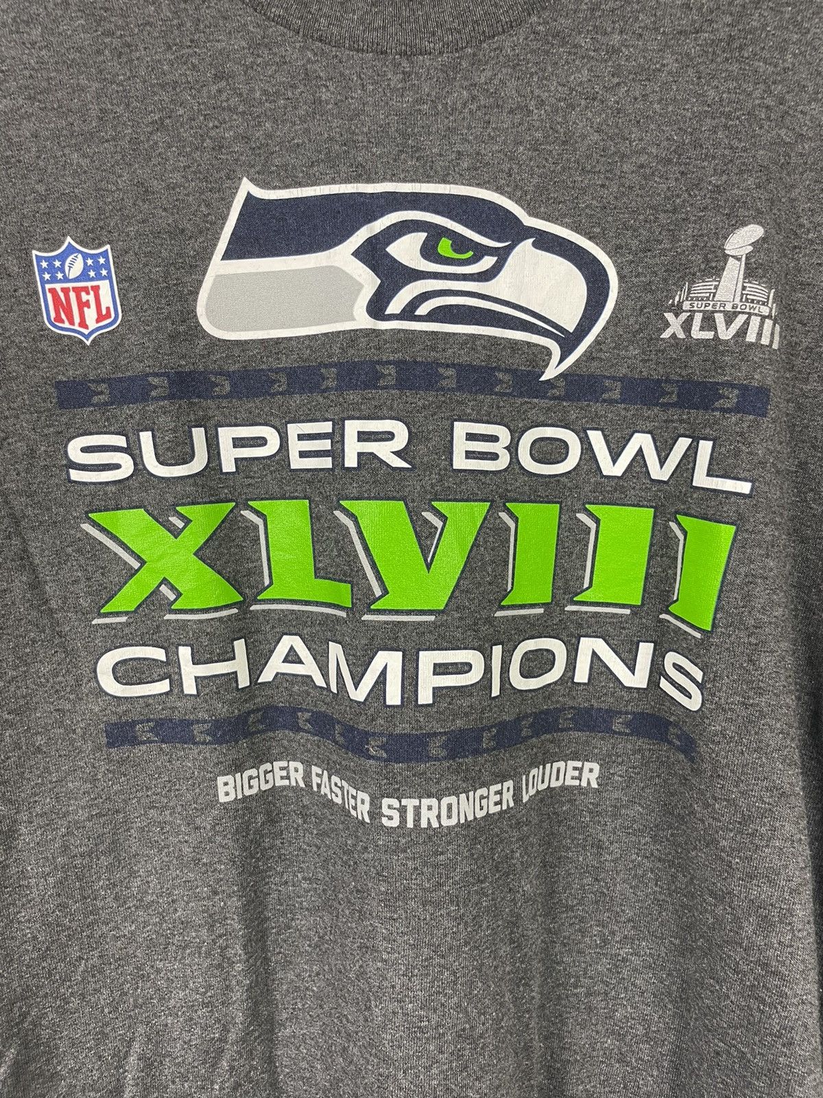 NFL NFL Seattle Seahawk Superbowl Champion 2014 Tshirt Size US L / EU 52-54 / 3 - 3 Thumbnail