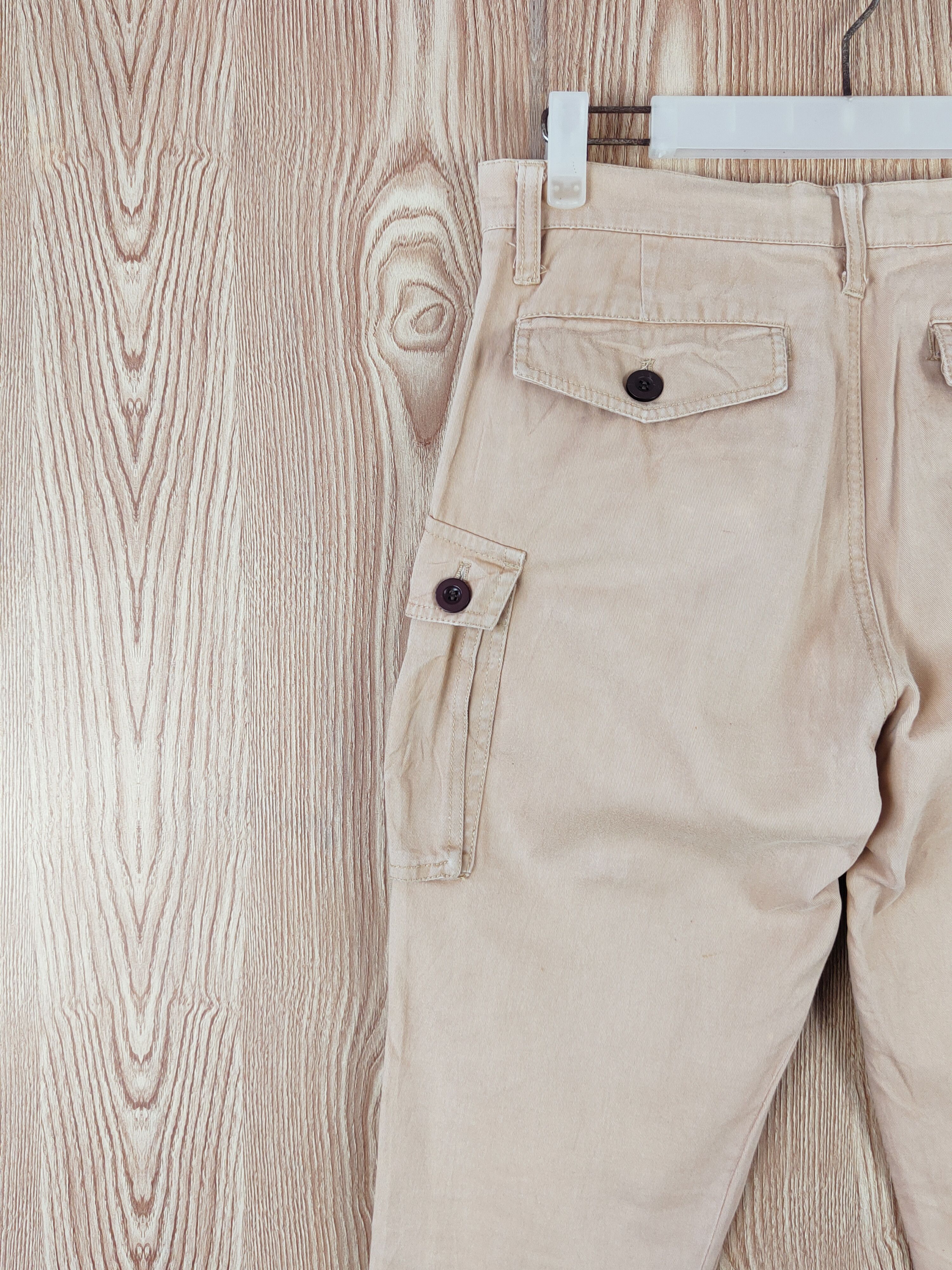 Japanese Brand Roshell Light Orange Multipocket Tactical Cargo Pants #W720 Size US 30 / EU 46 - 8 Thumbnail