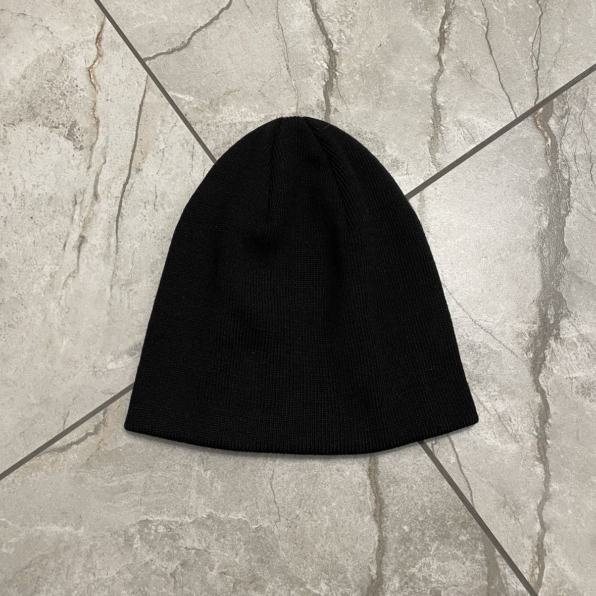 Other Beanie Hat y2k cross and bat pattern alt grunge gorp core Size ONE SIZE - 4 Thumbnail