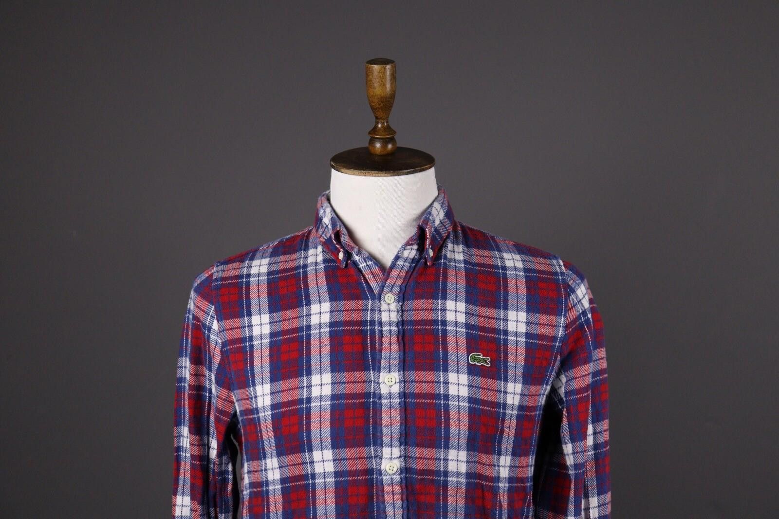 Lacoste Lacoste Live Multicolor Check Button Down Shirt Size 40 Size US M / EU 48-50 / 2 - 2 Thumbnail