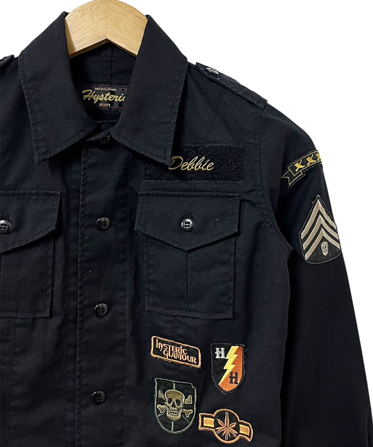 Hysteric Glamour HYSTERIC GLAMOUR DEBBIE HARRY MILITARY STYLE SAFARI SHIRT Size S / US 4 / IT 40 - 3 Thumbnail
