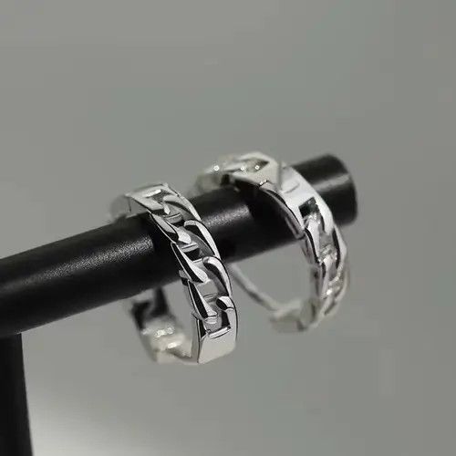VIBE 💯925 silver vintage punk earrings Size ONE SIZE - 4 Thumbnail