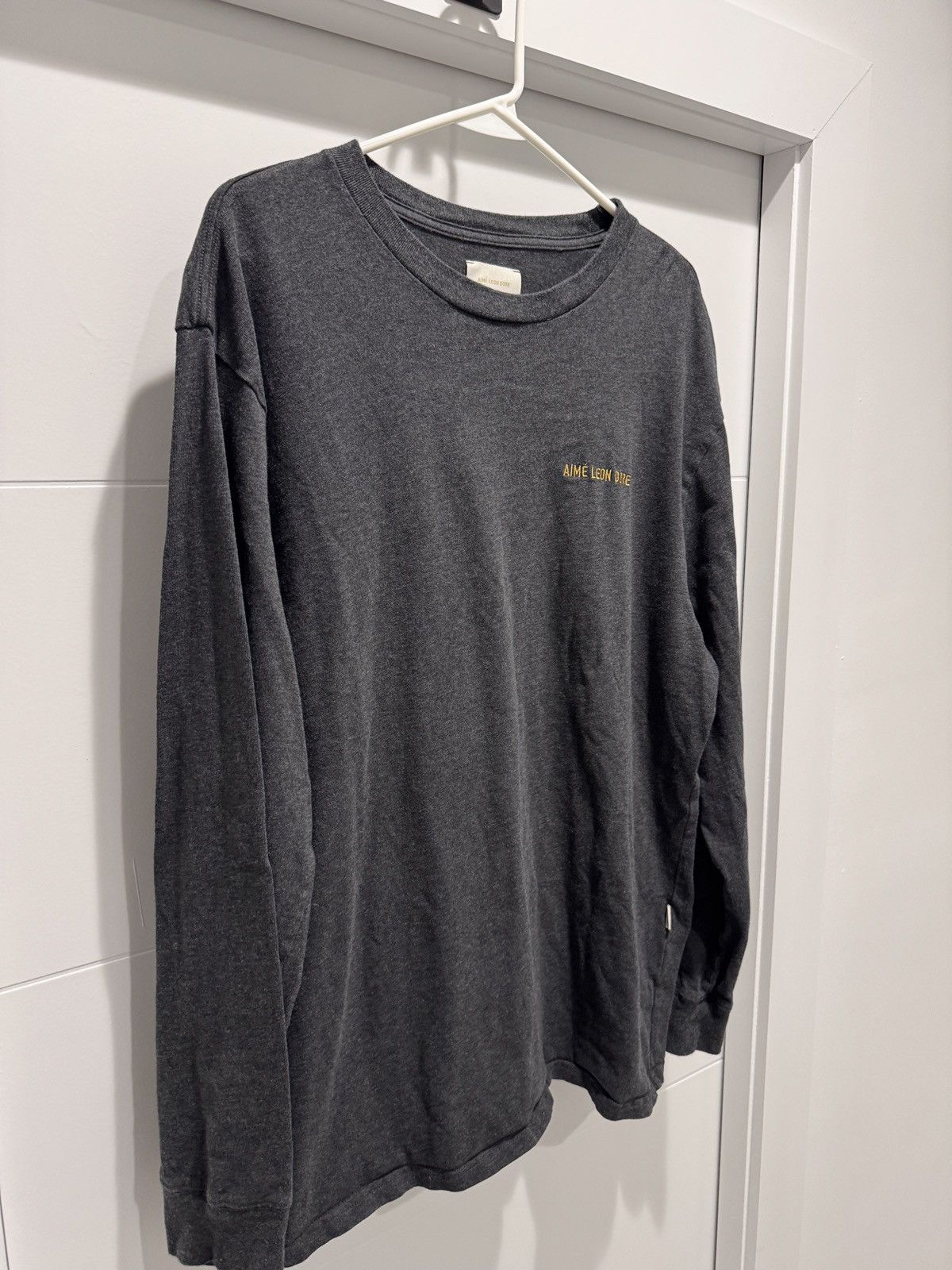 Aime Leon Dore Aime Leon Dore ALD Mens Dark Grey Logo Tee Size XXL 2XL Size US XXL / EU 58 / 5 - 2 Thumbnail