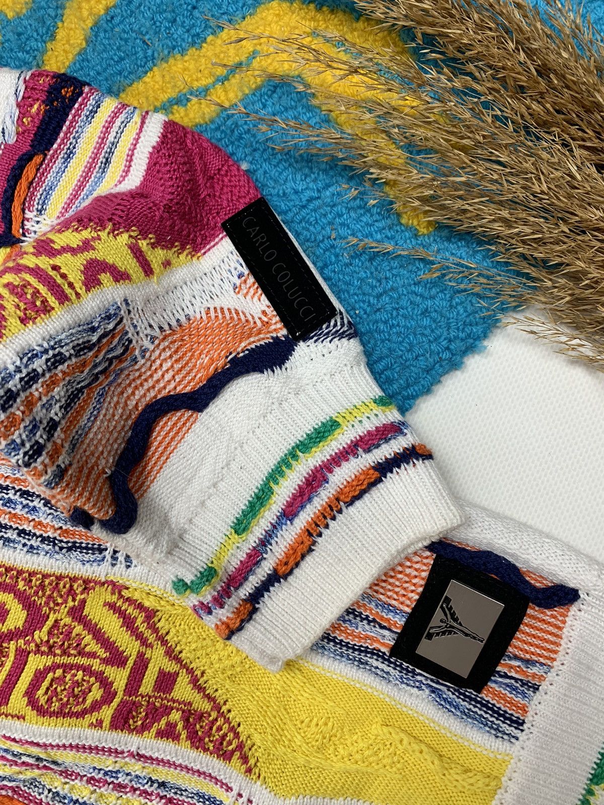 Carlo Colucci × Designer Rare Carlo Colucci Rundhals Pullover Conteduca Heavy Knit Size US M / EU 48-50 / 2 - 10 Thumbnail