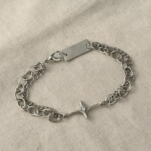 Jewelry Hirose x Maki Vintage Star Bracelet Punk Multilayer Size ONE SIZE - 2 Thumbnail