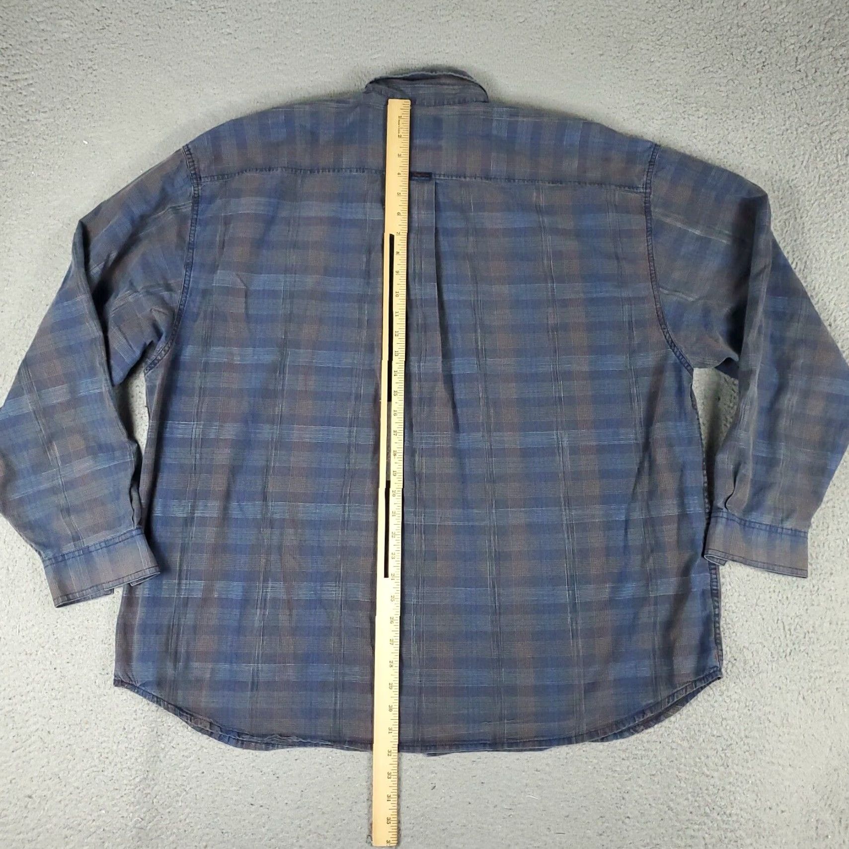 Tommy Bahama Tommy Bahama Blue Plaid Button-Up Shirt Mens Medium Long Sleeve Casual Size US M / EU 48-50 / 2 - 3 Thumbnail