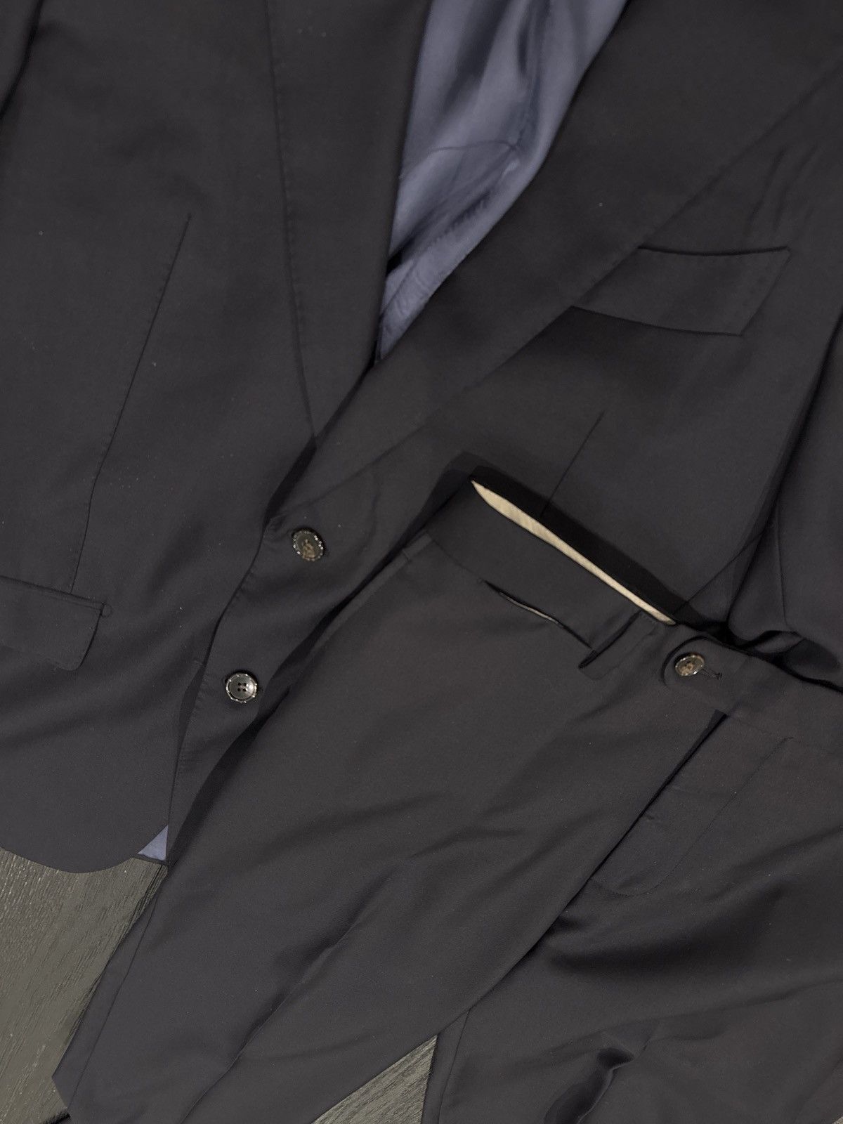 Suitsupply Navy Pure Wool Super 100’s [Italian Fabric] Size 50R - 4 Thumbnail