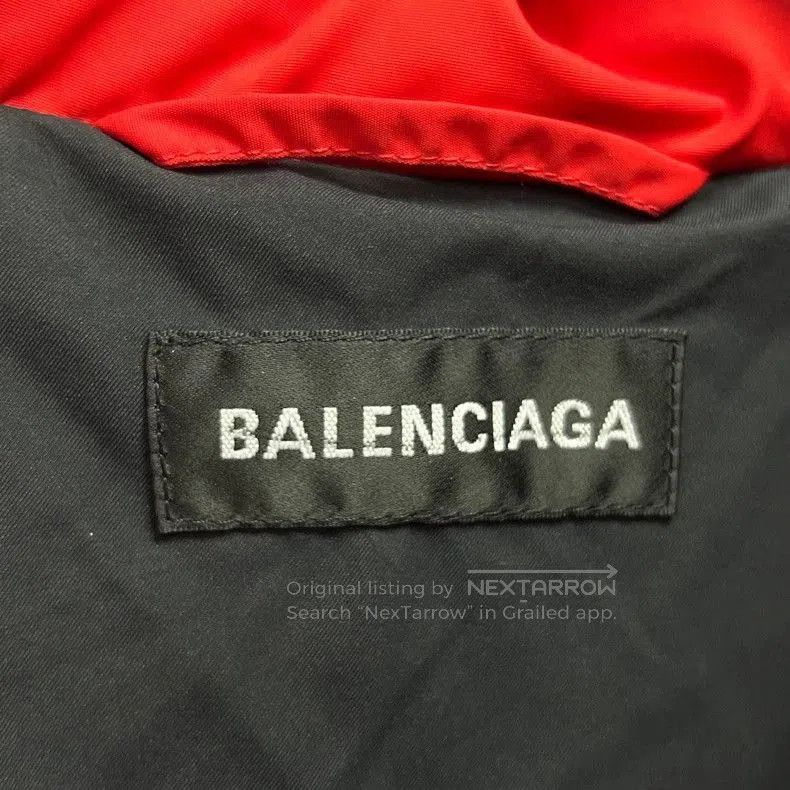 Balenciaga Balenciaga Red Football Print Logo Down Jacket. Size US M / EU 48-50 / 2 - 7 Thumbnail