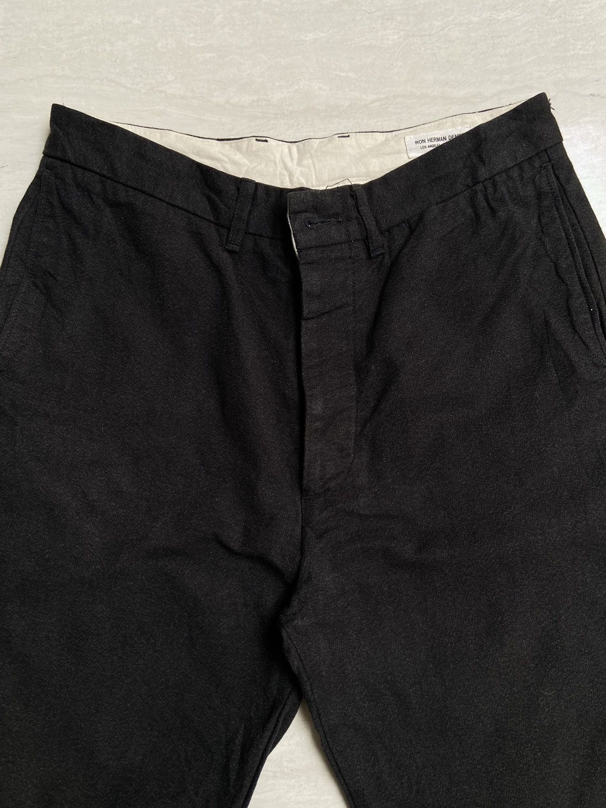 Ron Herman RON HERMAN DENIM Black Pants Size US 31 - 2 Thumbnail