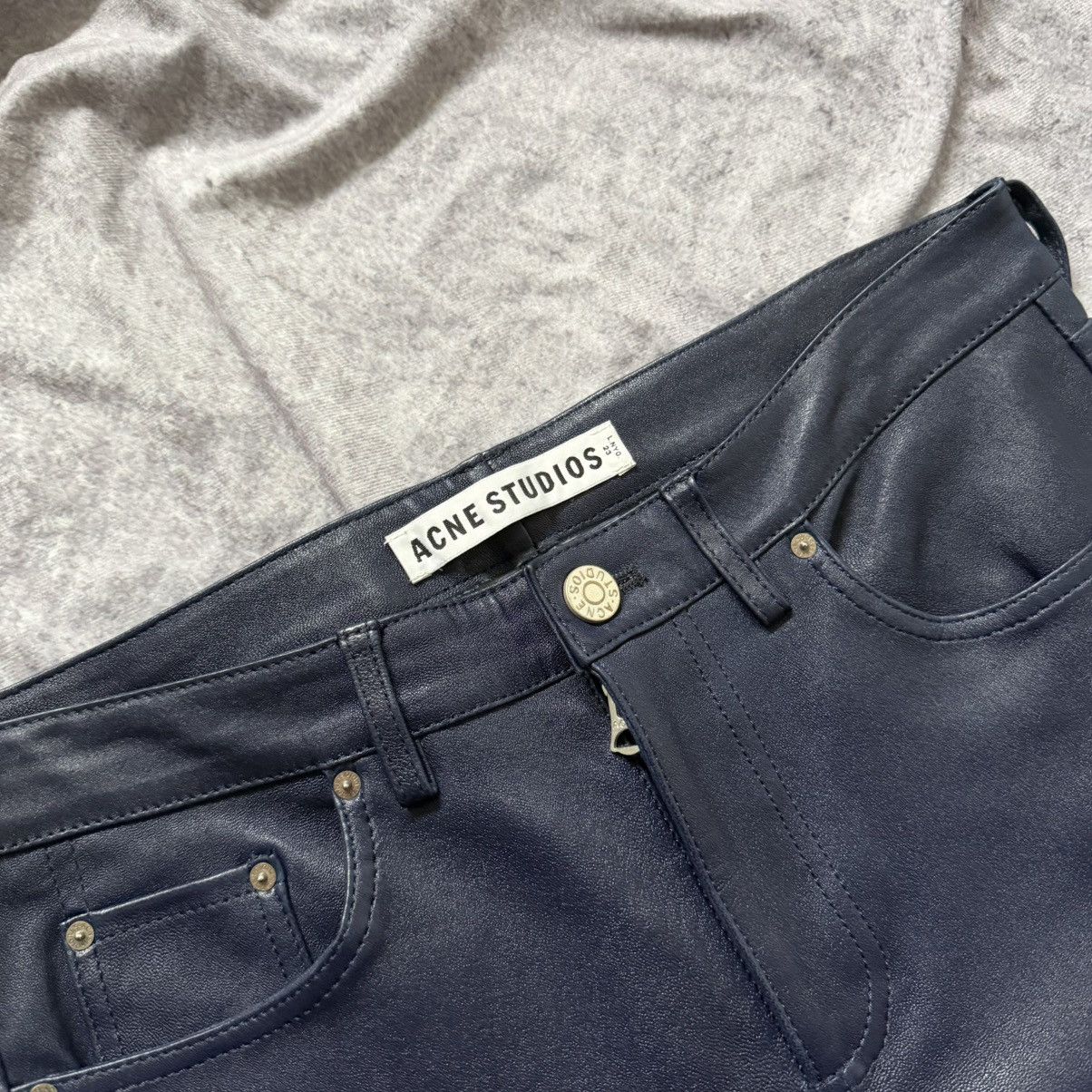 Acne Studios Acne Studios Skin 5 Pocket Lea Paw 13 Lamb Leather Pants Size 25" / US 0 / IT 36 - 6 Thumbnail