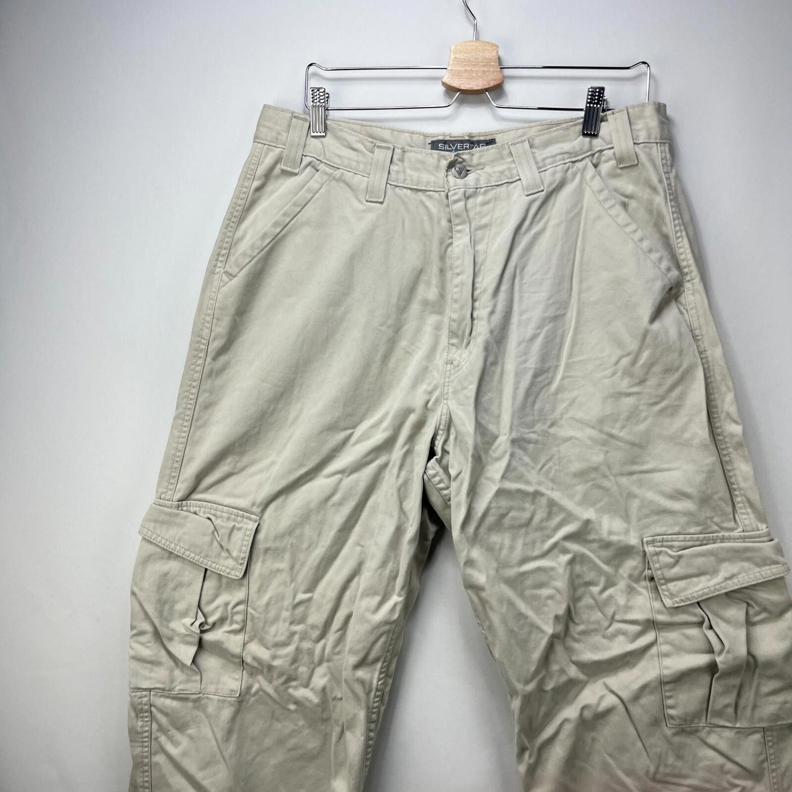Levi's Vintage Y2K Levi's Silver Tab Baggy Khakis 36 Size US 36 / EU 52 - 4 Thumbnail
