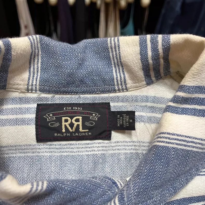 RRL Ralph Lauren RRL Ralph Lauren 20 cotton and linen striped retro jackets Size US M / EU 48-50 / 2 - 3 Thumbnail