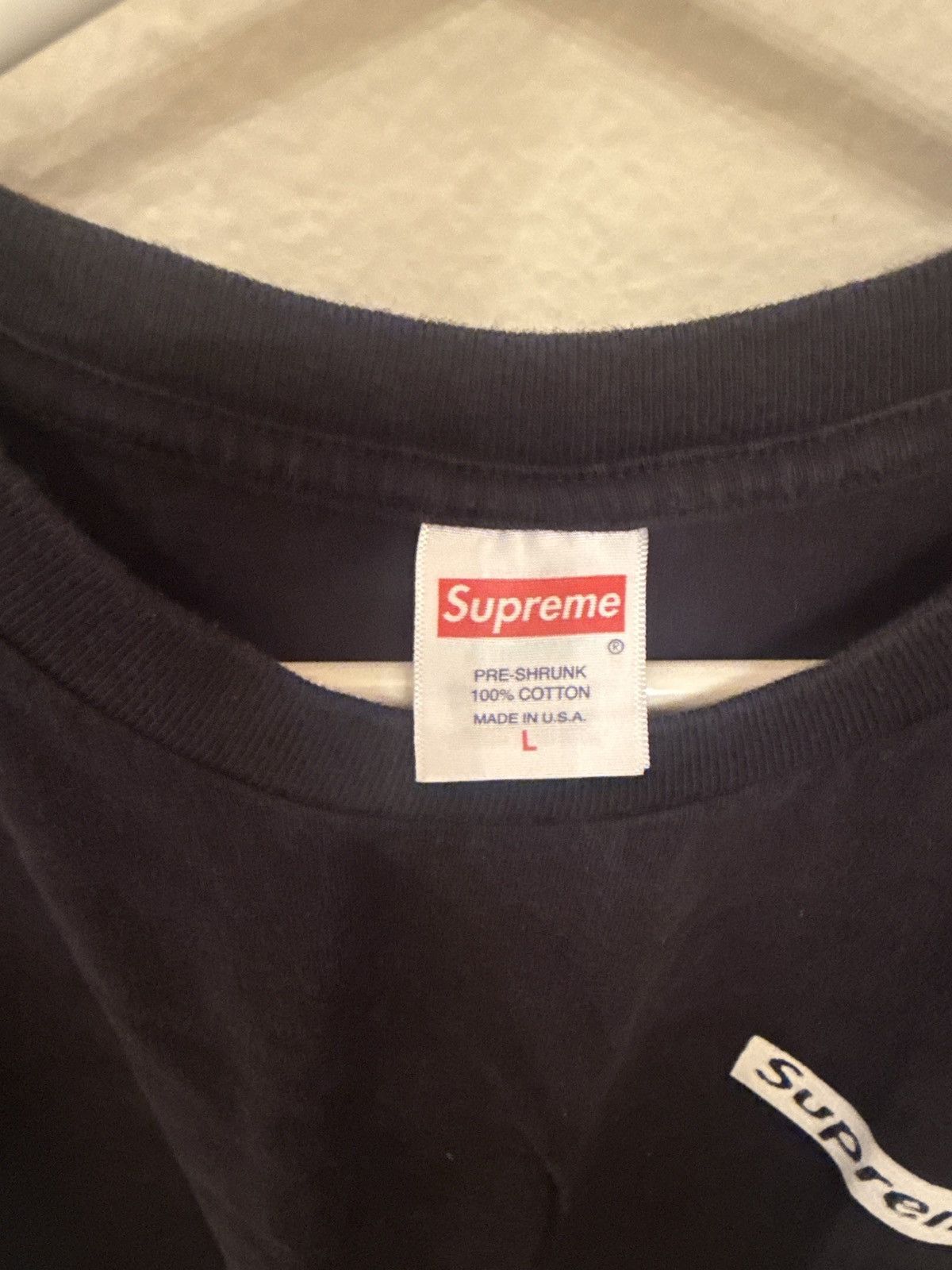 Supreme Supreme Static black tee Size US L / EU 52-54 / 3 - 3 Thumbnail