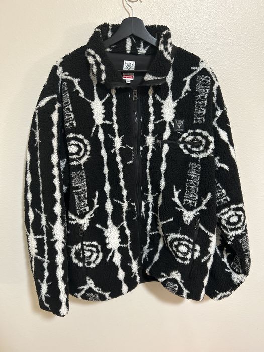 Supreme Supreme x South2West8 Fleece Jacket | Grailed