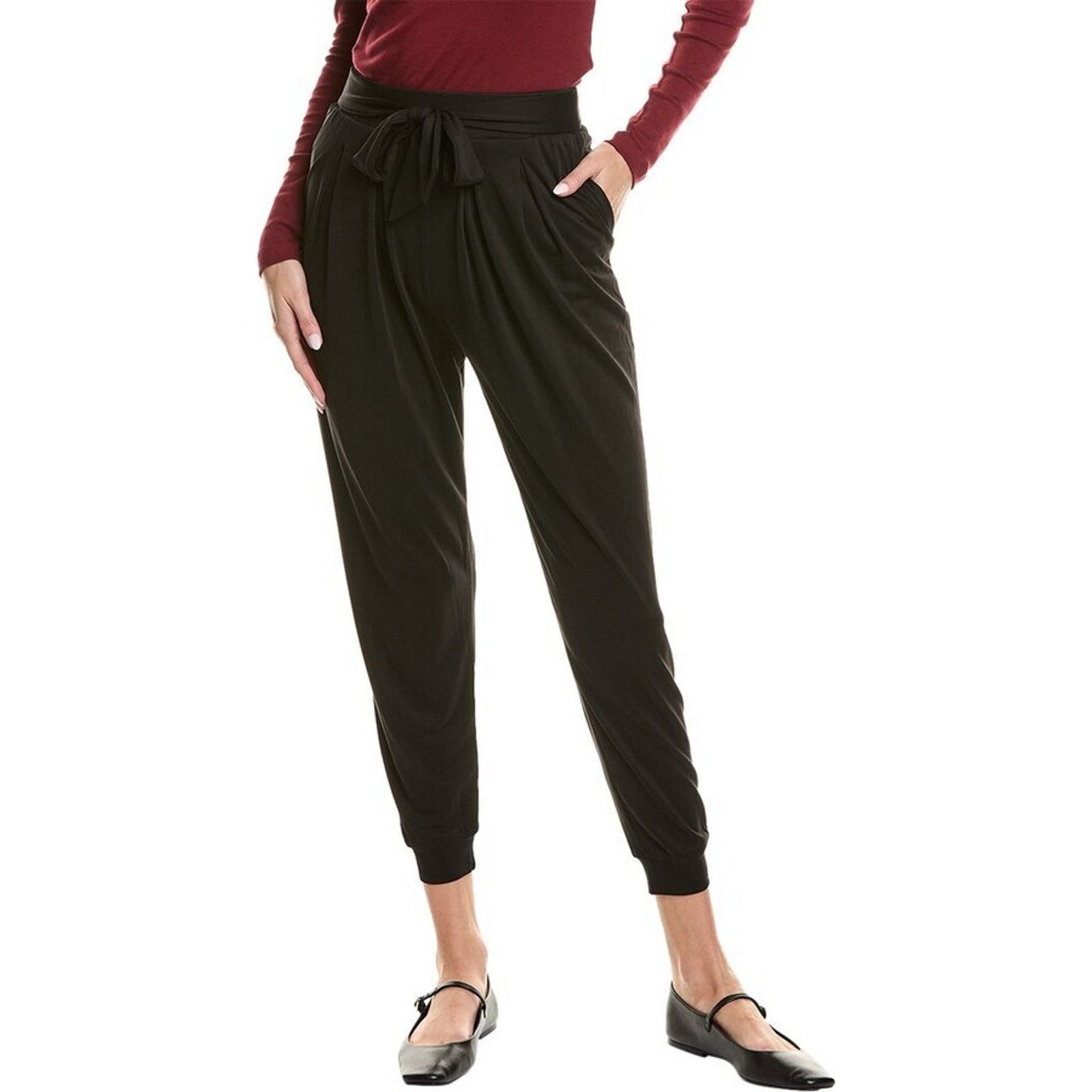 Other Area Stars Black Rayon Pleat Pants SZ XS Size 28" / US 6 / IT 42 - 1 Preview