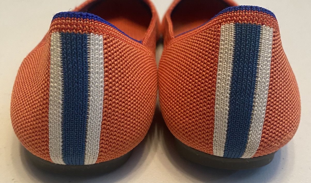 Rothy's Rothy's The Flats Persimmon Marina Heel Stripe 8.5 US Size US 8.5 / IT 38.5 - 9 Thumbnail