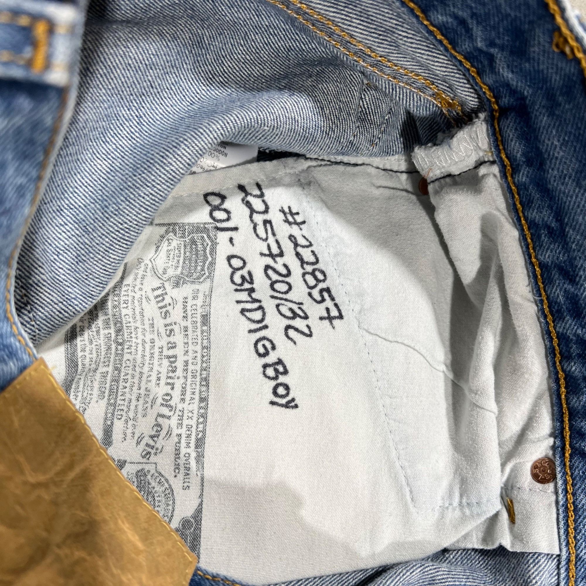 Levi's × RE/DONE $495 NWT RE/DONE x LEVI'S MEN'S THE BIG BOY JEANS SZ 32 Size US 32 / EU 48 - 6 Thumbnail
