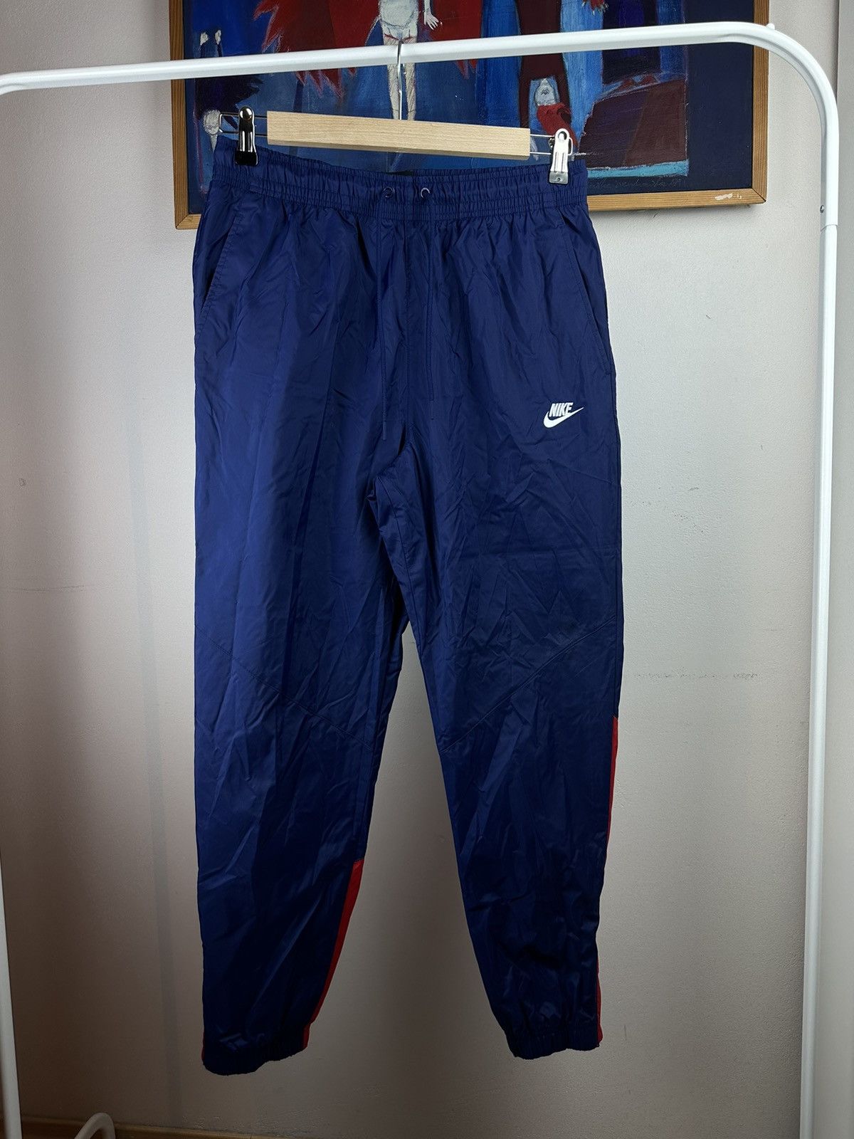 Nike Nike navy tracksuit pants drill logo Grailed