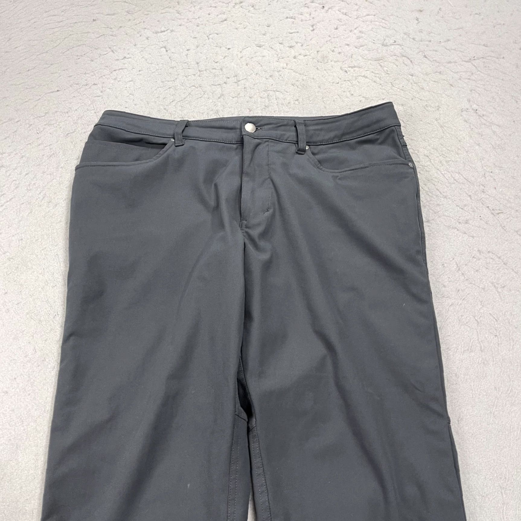 Lululemon Lululemon Pants Mens 34x28 Gray Warpstreme Classic Chino Button 5-Pocket Logo/Preppy Size US 34 / EU 50 - 2 Thumbnail