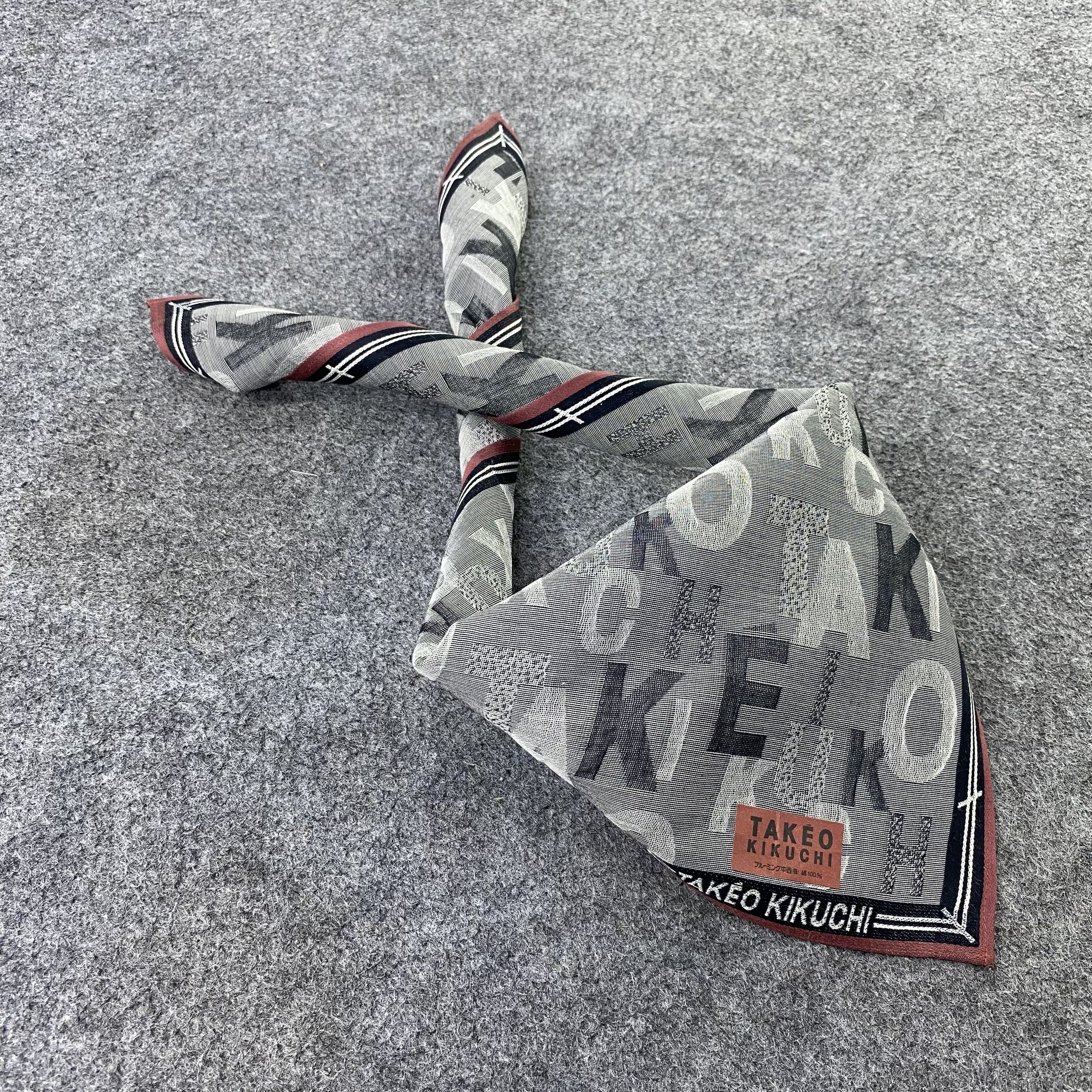 Takeo Kikuchi Takeo Kikuchi Handkerchief Neckerchief Bandana-B1606 Size ONE SIZE - 1 Thumbnail
