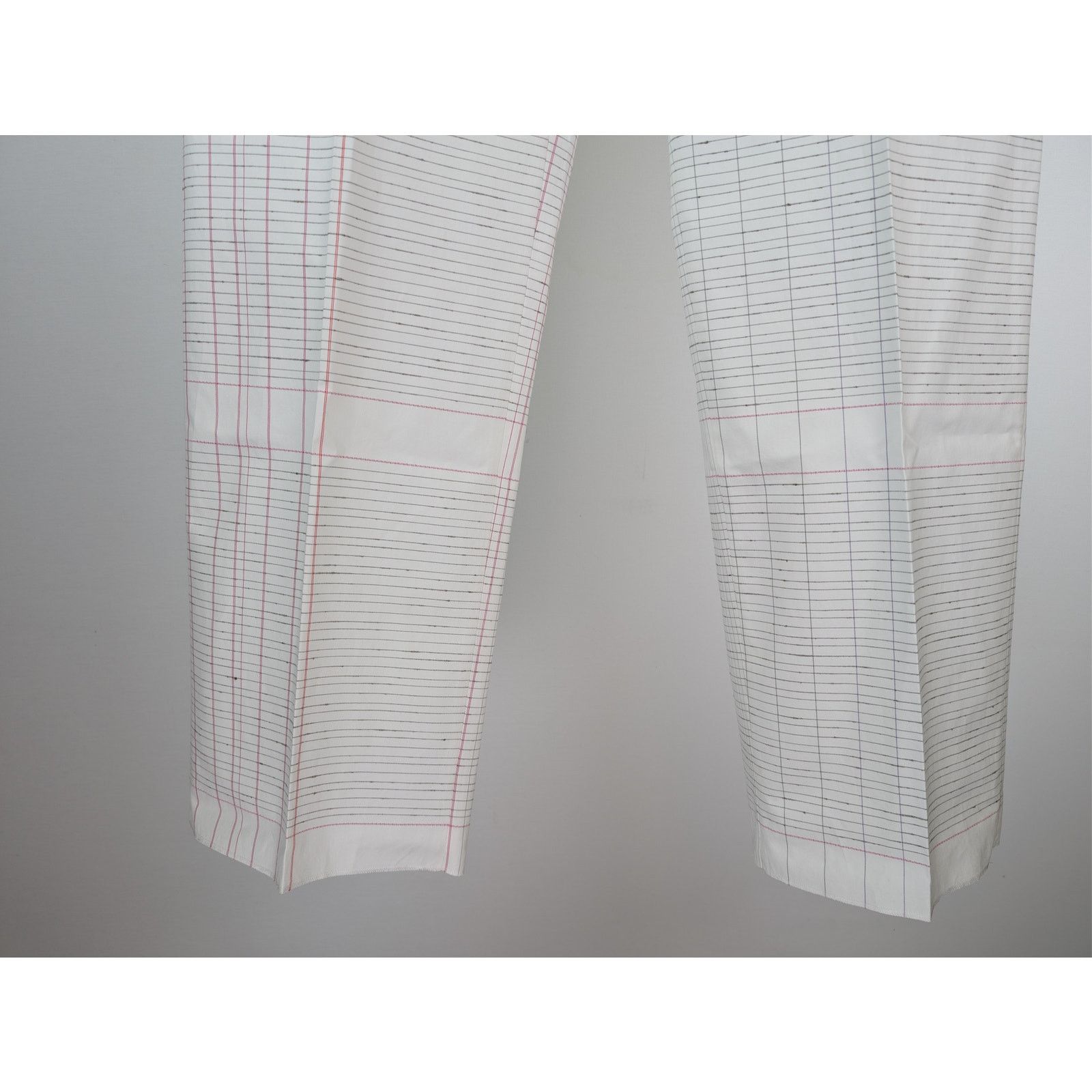 Bottega Veneta o1rshd1 Notebook Cotton Trousers Pants in Off White Size US 32 / EU 48 - 4 Thumbnail