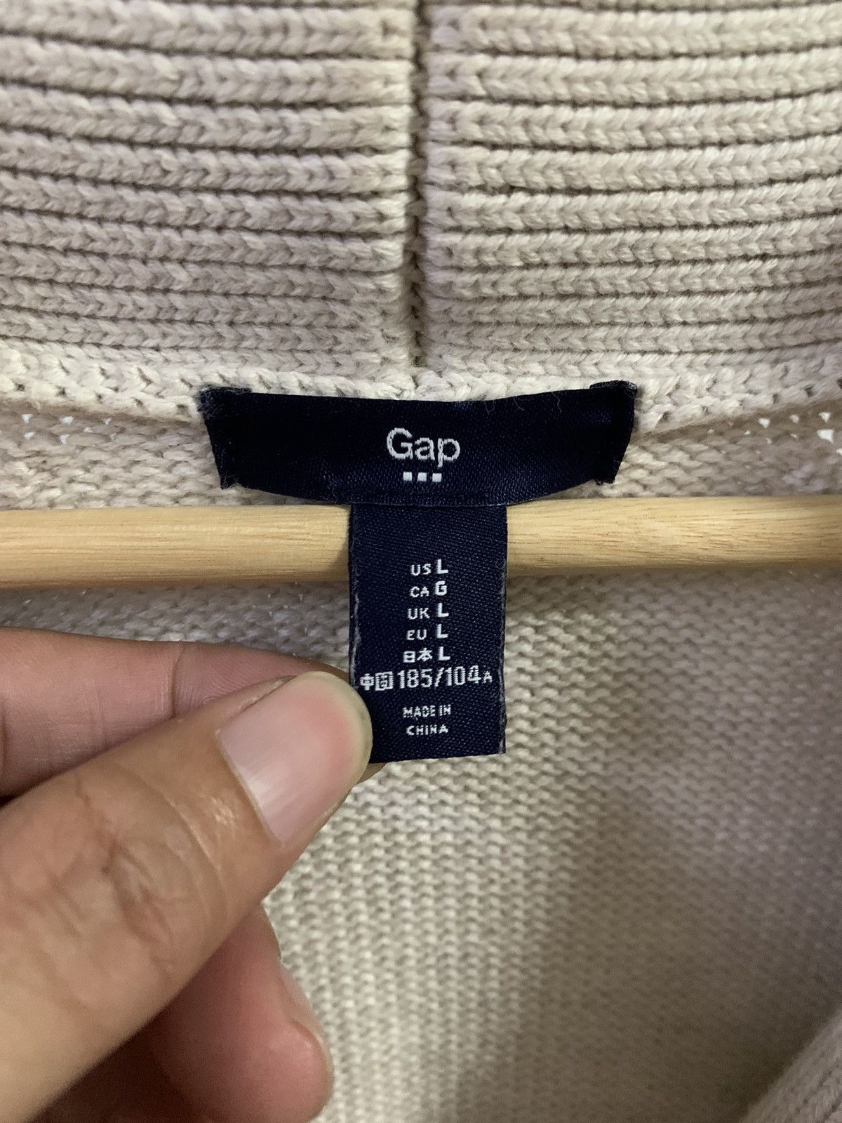 Gap GAP Cardigan Oatmeal Heather Size US L / EU 52-54 / 3 - 3 Thumbnail