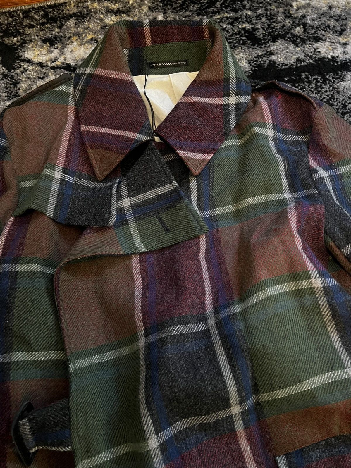 Other Yohji Yamamoto Plaid Coat (NEW, NEVER WORN) Size US M / EU 48-50 / 2 - 12 Thumbnail