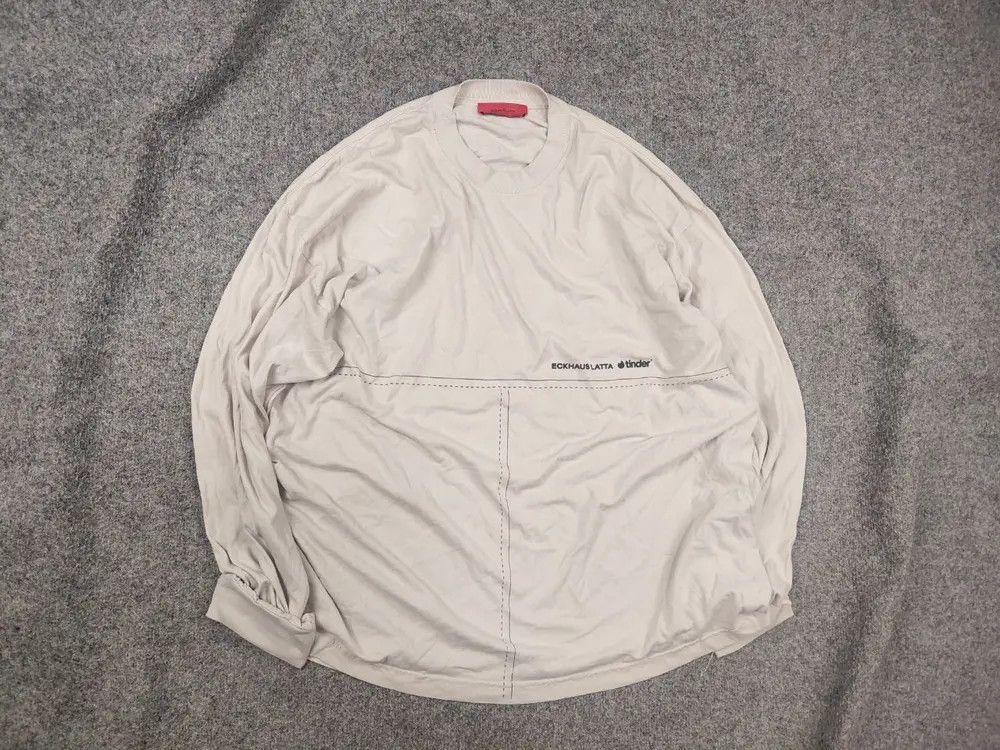 Eckhaus Latta Eckhaus Latta Tinder Available Jersey Long sleeve Shirt Tee Size US XL / EU 56 / 4 - 1 Thumbnail