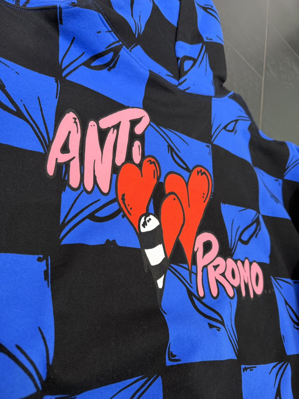Matty Boy Matty boy Anti Promo 99 EYES Hoodies ‘Black/Blue’ Size US L / EU 52-54 / 3 - 6 Thumbnail