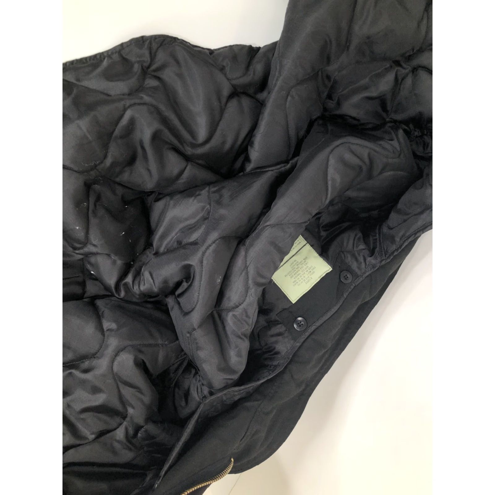 Vintage TRU-SPEC COLD WEATHER Military Field Combat Hooded Jacket Mens XL Black Size US XL / EU 56 / 4 - 5 Thumbnail