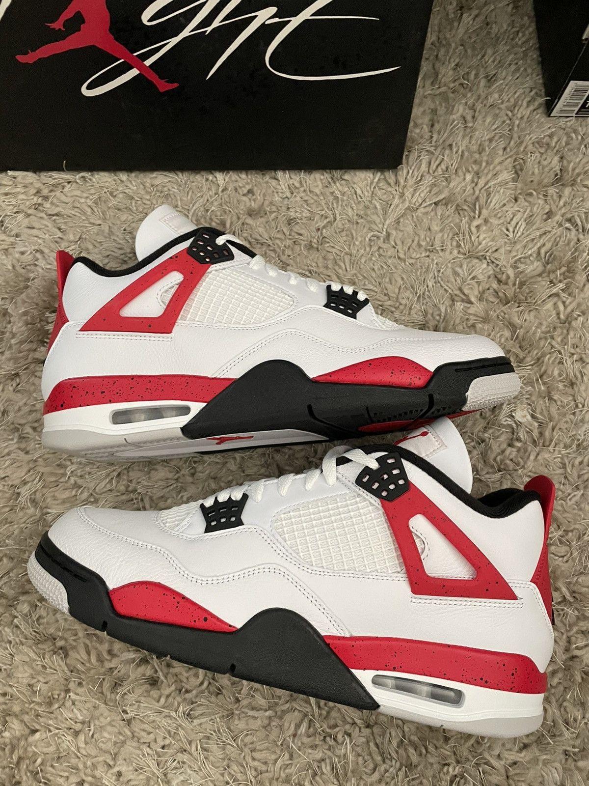 Jordan Brand Jordan 4 Red Cement Size US 11.5 / EU 44-45 - 2 Thumbnail
