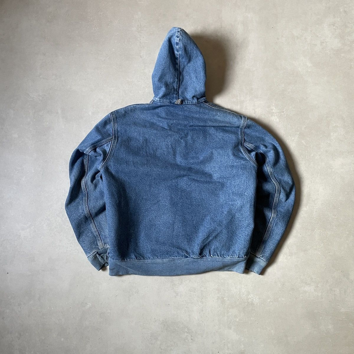 Carhartt Vintage Carhartt J08DST sandstone Denim active Jacket Size US M / EU 48-50 / 2 - 3 Thumbnail