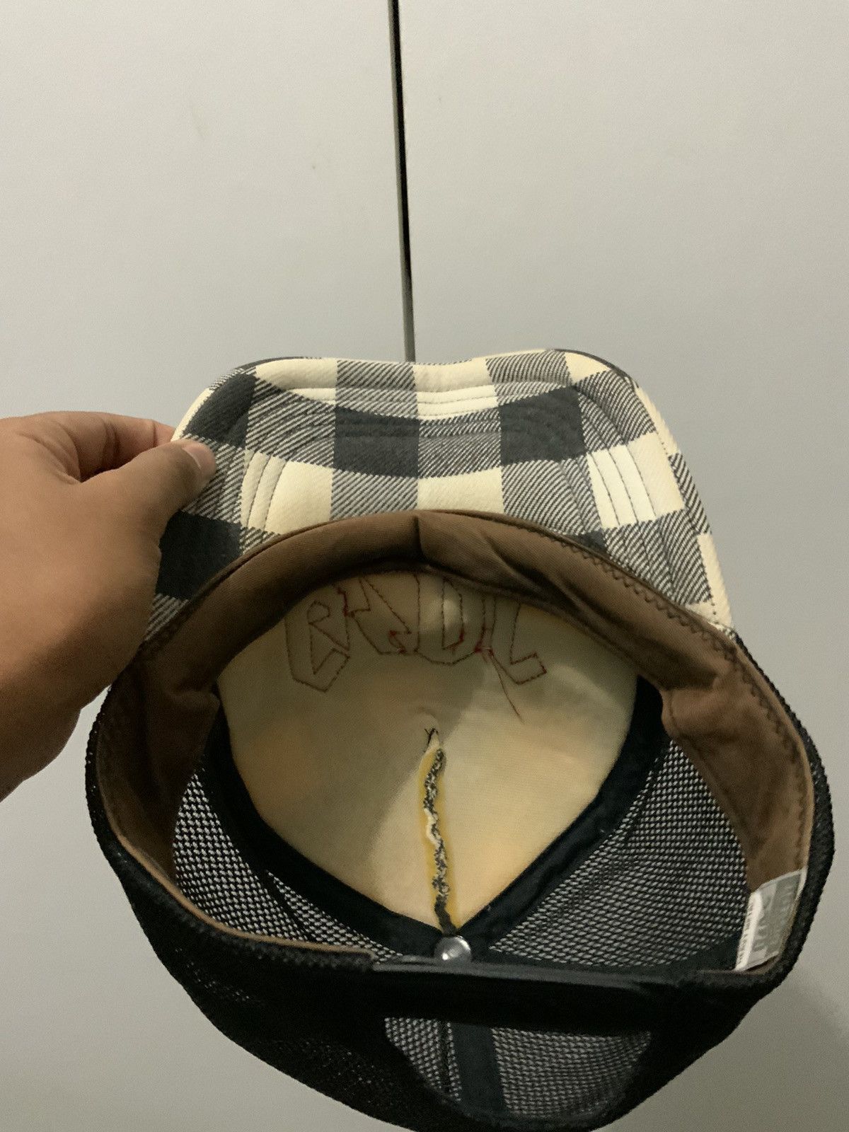 Japanese Brand Heavy Metal G⚡️DC Striped Trucker Hat Size ONE SIZE - 8 Thumbnail